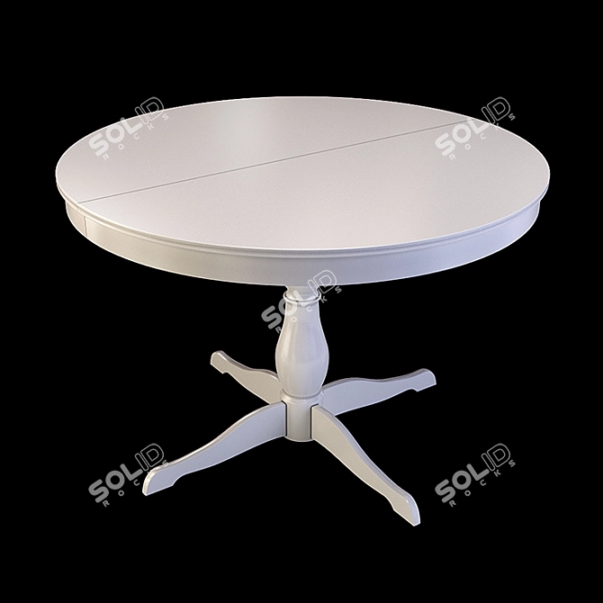  Stylish Ikea Ingatorp Dining Table - Versatile & Elegant 3D model image 2