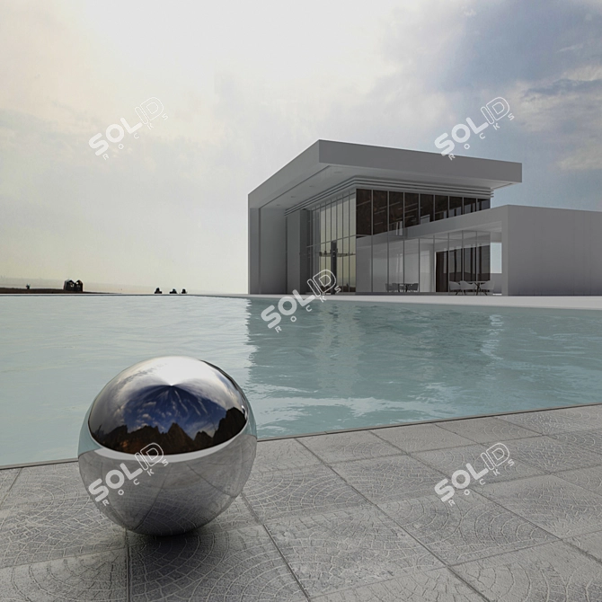 Spherical HDRI: Saudi Arabian Coastal Panorama 3D model image 2