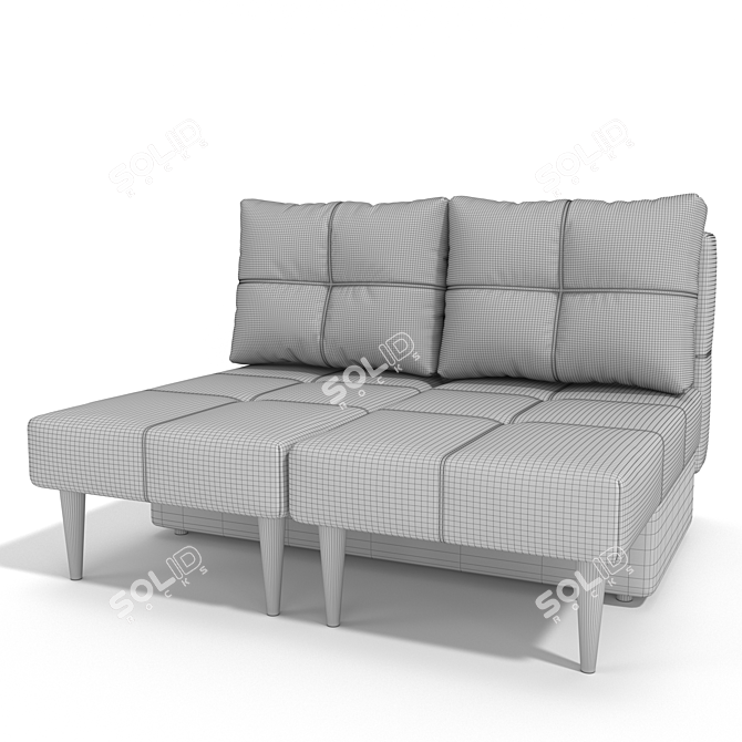 Versatile Transforming Sofa 3D model image 2