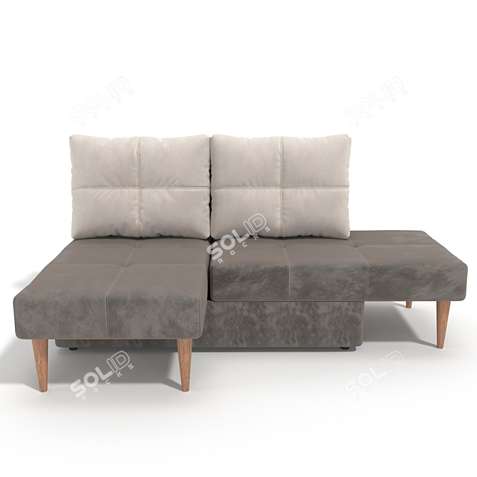 Versatile Transforming Sofa 3D model image 3