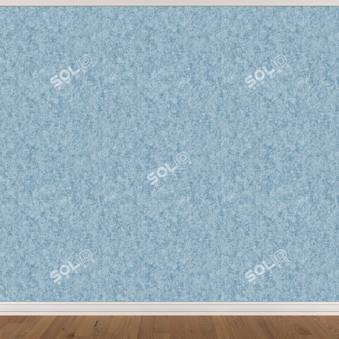 Seamless Wallpaper Set - 3 Colors 3D model image 2