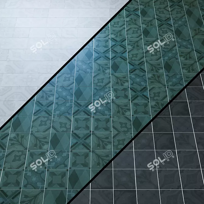 EQUIPE ANTIQVA: Elegant Ceramic Tiles 3D model image 1