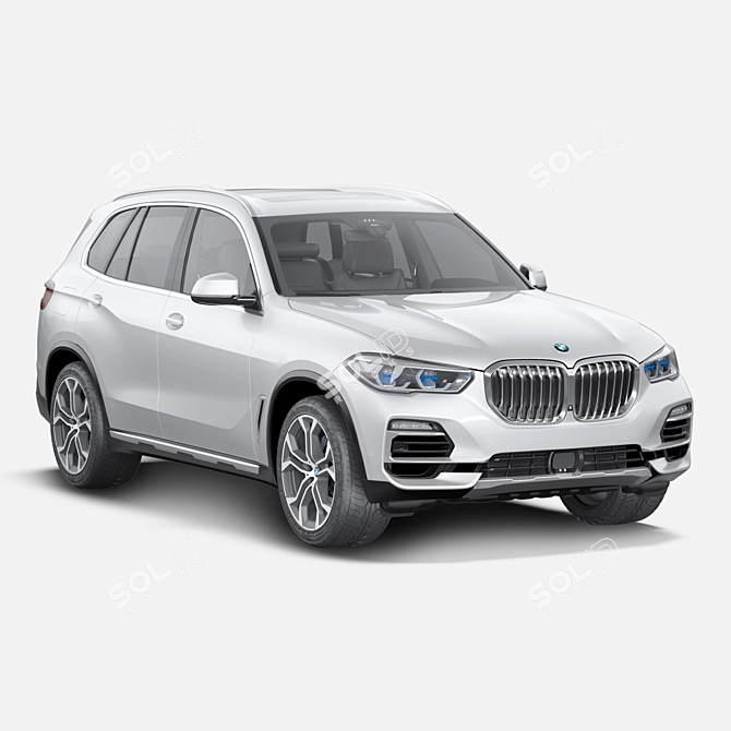 Title: High-detail BMW X5 G05 Model 3D model image 1