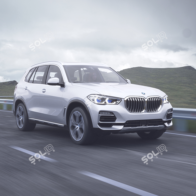 Title: High-detail BMW X5 G05 Model 3D model image 3