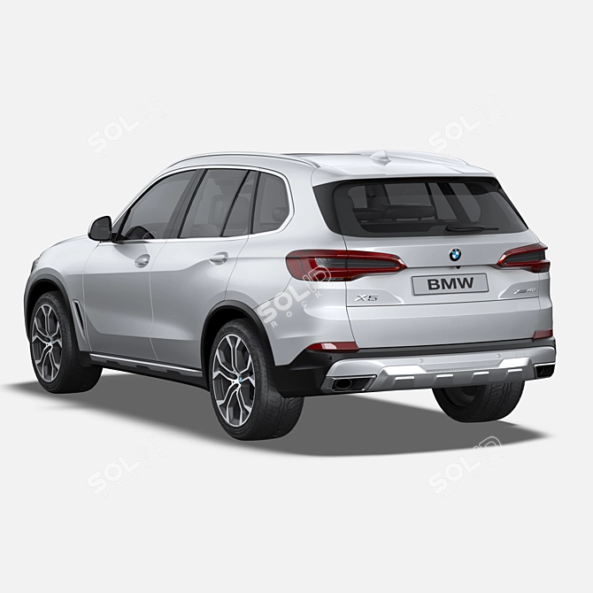 Title: High-detail BMW X5 G05 Model 3D model image 4