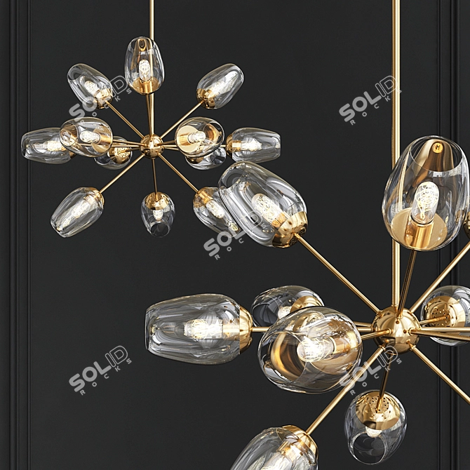 Ramirez Sputnik Sphere Chandelier 3D model image 1