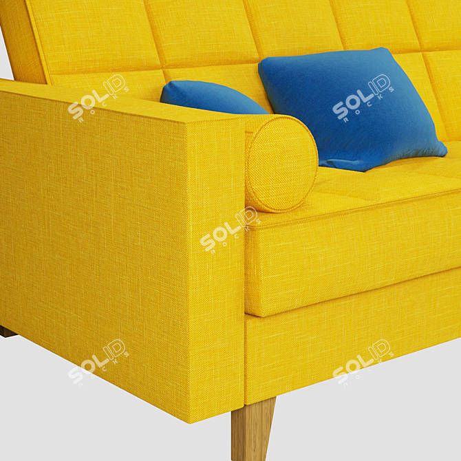 ASKESTA 3-Seater Sofa Bed 3D model image 14