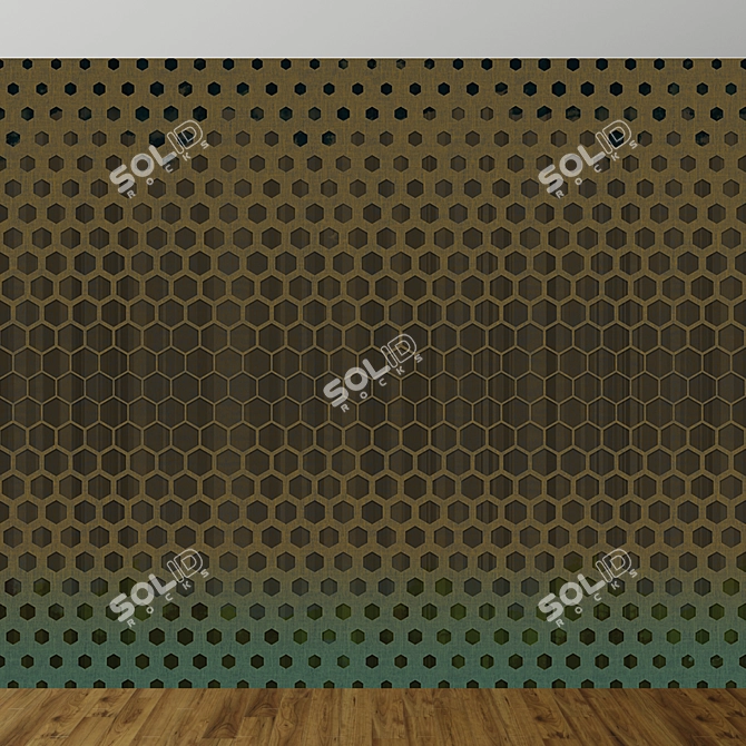 Elegant Milton Dew Wallpaper - MU11076 3D model image 3