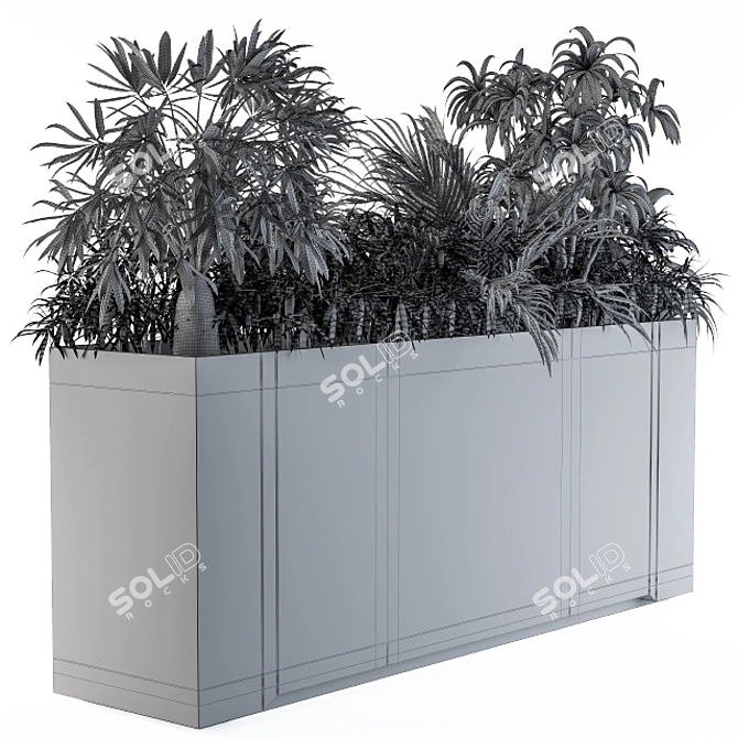 EcoGreen Indoor Planter 3D model image 5