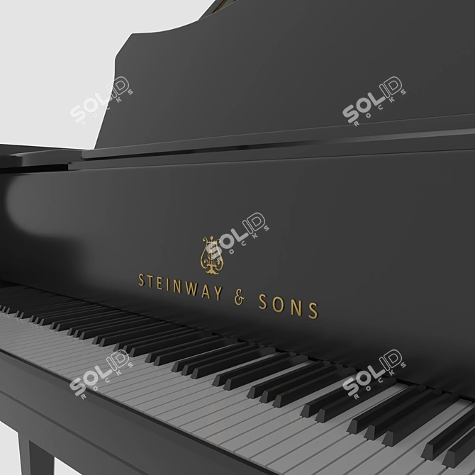 Elegance in Harmony: Steinway Piano 3D model image 4