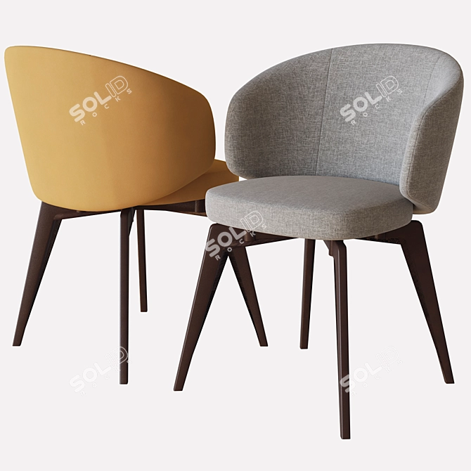 Modern Lema Bea Chair: 3D Model 3D model image 1