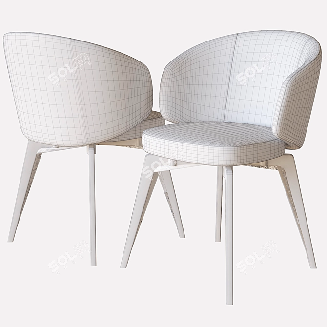 Modern Lema Bea Chair: 3D Model 3D model image 3