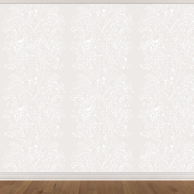 Seamless Wallpaper Set - 3 Colors 3D model image 4