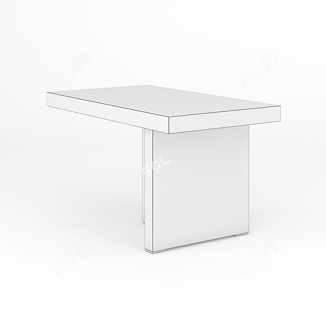 Elegant Executive Briefing Box 3D model image 1