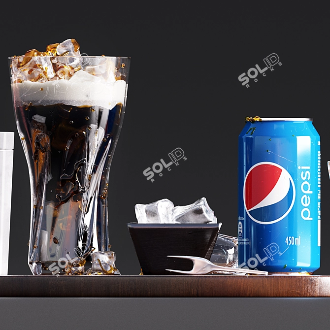 Pepsi and Fries Combo Set 3D model image 3