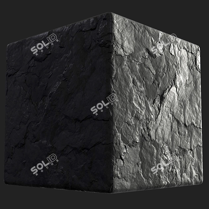 Seamless Cliff Textures: PBR Materials & OBJ 3D model image 3