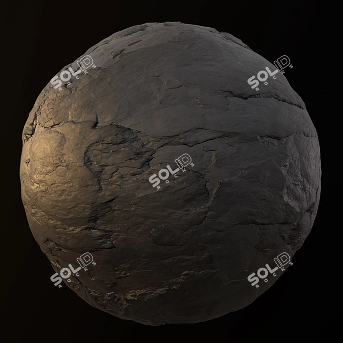 Seamless Cliff Textures: PBR Materials & OBJ 3D model image 6