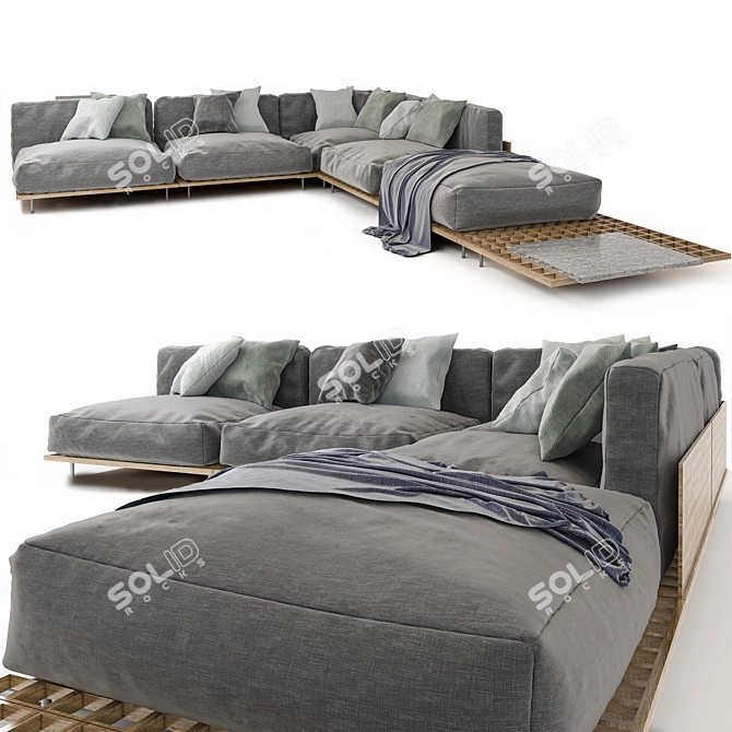 Yankom Design Sofa 3D model image 5