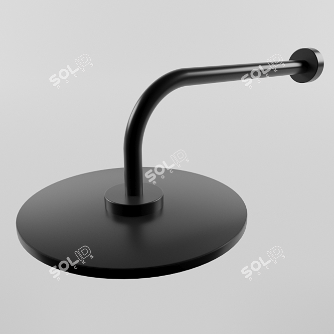 Minimalist Round Shower Head 3D model image 7