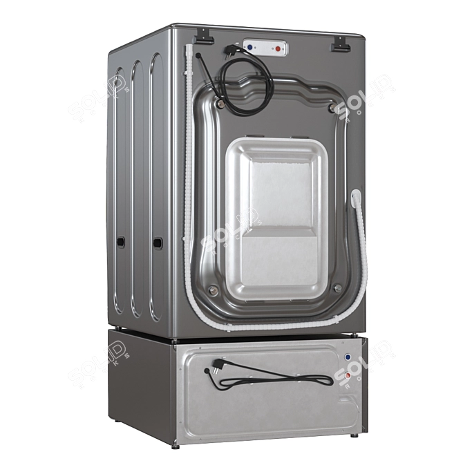 Title: LG TwinWash WM9000HVA 3D model image 3
