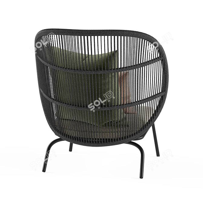 Vincent Sheppard Kodo Cocoon: Stylish and Comfortable Seating 3D model image 2