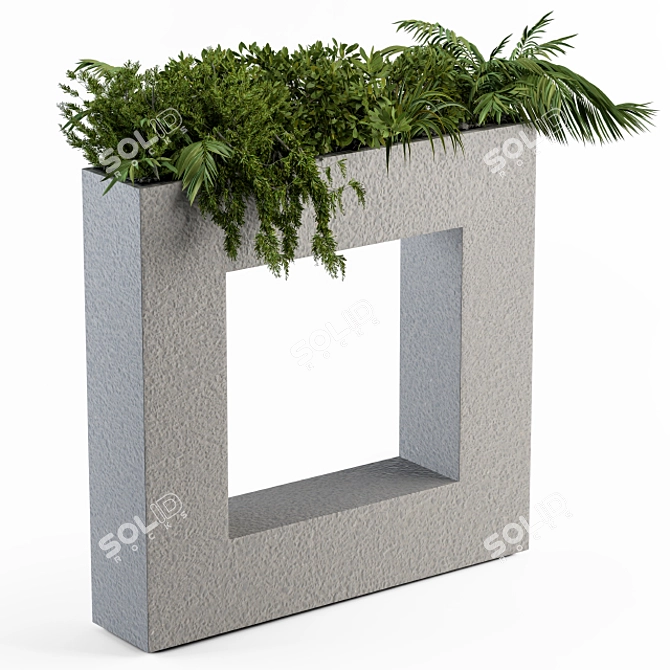 Concrete Box Plants 3D model image 1