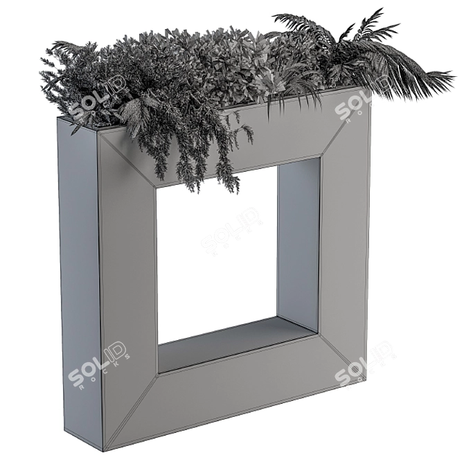 Concrete Box Plants 3D model image 3