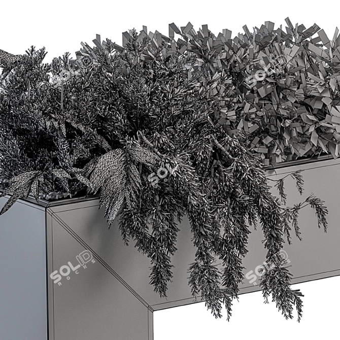 Concrete Box Plants 3D model image 4