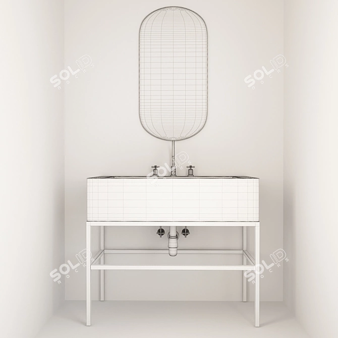 Bathroom Oasis Setup: Polys: 41,864, Verts: 42,685 3D model image 2