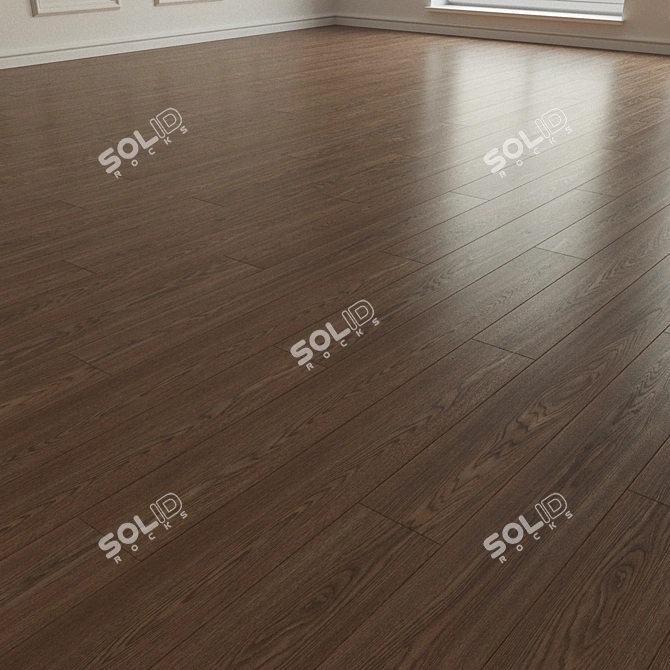 Natural Wood Parquet Laminate 3D model image 2