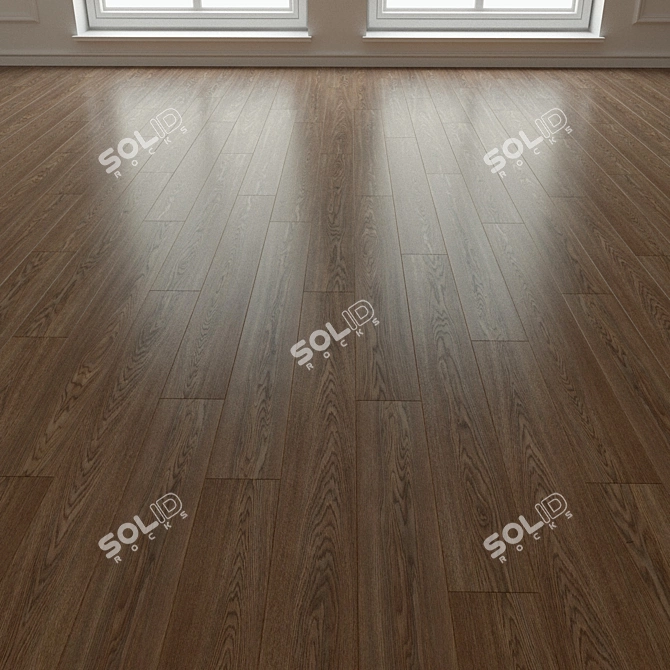 Natural Wood Parquet Laminate 3D model image 3