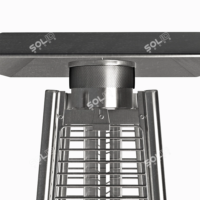 Modern Propane Patio Heater 3D model image 4