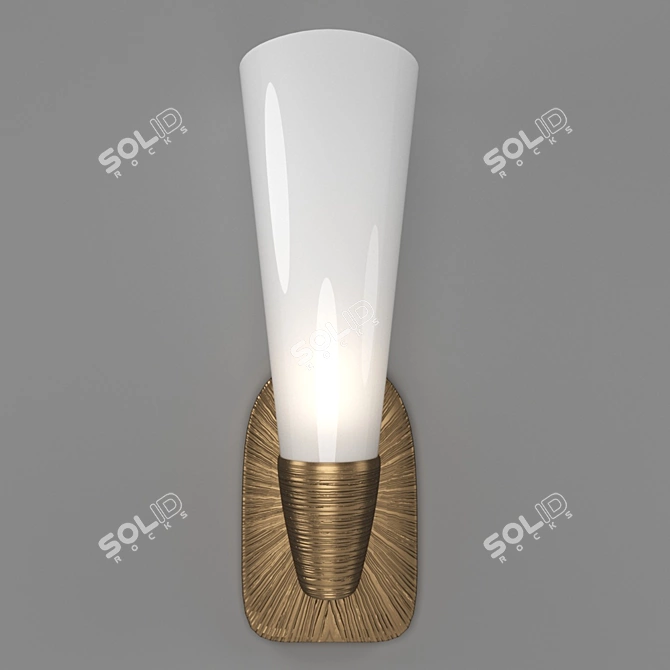 InoDesign Utopia 44.788 - Art Deco Brass Pendant 3D model image 1