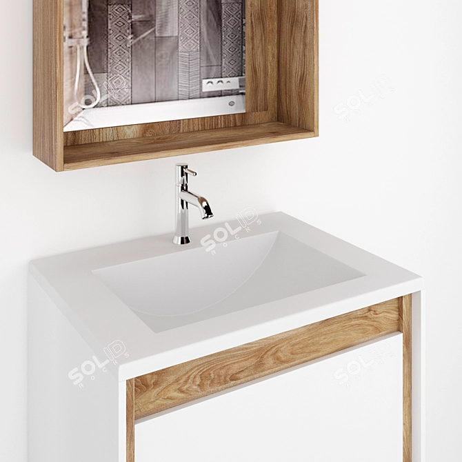 STWORKI Olten Bathroom Furniture 3D model image 3