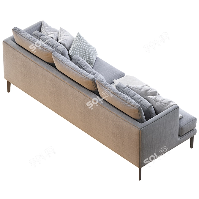 Paraiso Bonaldo Sofa: Stylish and Comfortable 3D model image 3