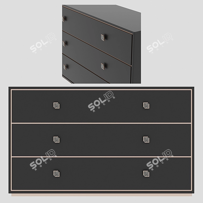 Custom-made Chest of Drawers 3D model image 1