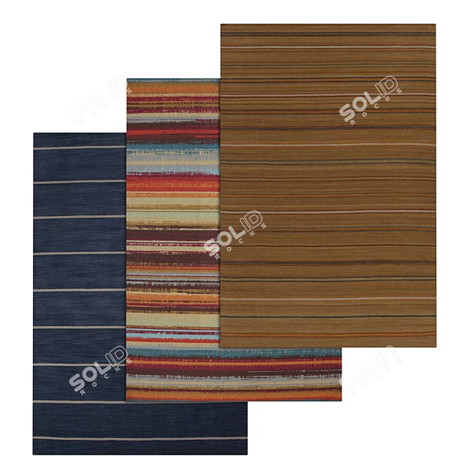 Luxury Carpets Set: High-Quality Textures for Stunning Renderings 3D model image 1