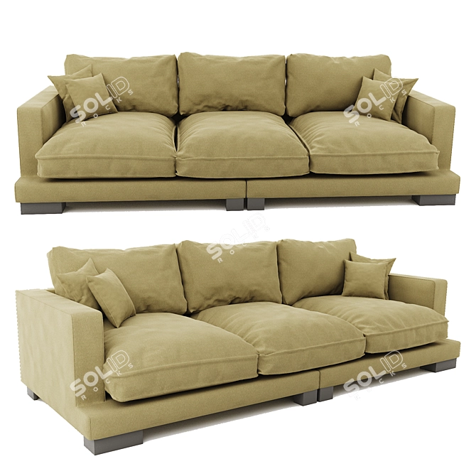Tuscan Comfort: Stylish Sofa for Your Home 3D model image 1