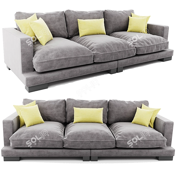 Tuscan Comfort: Stylish Sofa for Your Home 3D model image 9