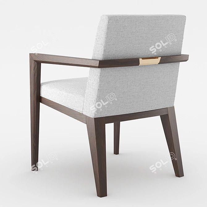 Sleek Terrah Armchair by Hellman-Chang 3D model image 3