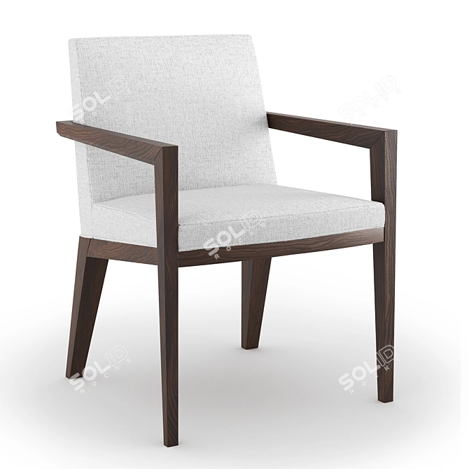 Sleek Terrah Armchair by Hellman-Chang 3D model image 9