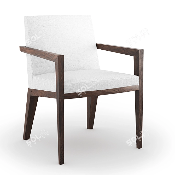 Sleek Terrah Armchair by Hellman-Chang 3D model image 10