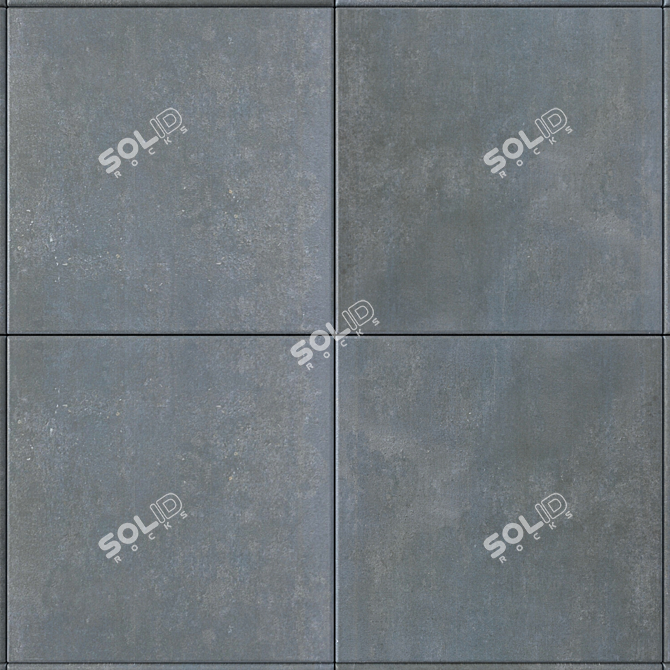 Cemento Anthracite Concrete Wall Tiles 3D model image 2