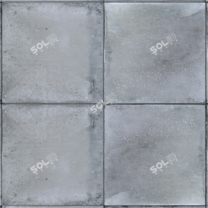 Form Grey Concrete Wall Tiles 3D model image 2