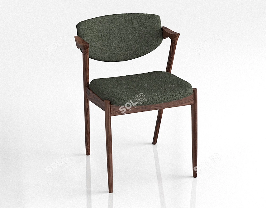 Kozai Modern Trade No. 42 Chair 3D model image 1