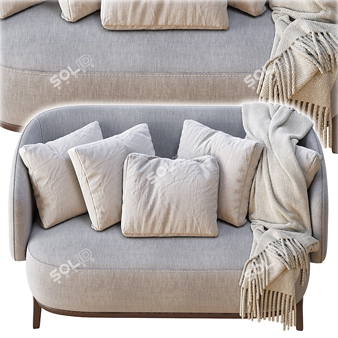 Bosc CONCHA | Stylish Sofa 3D model image 4