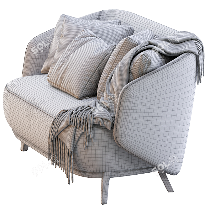 Bosc CONCHA | Stylish Sofa 3D model image 5