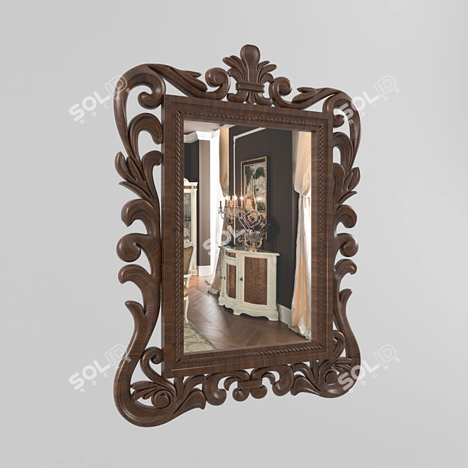 Elegant Reflective Beauty 3D model image 2