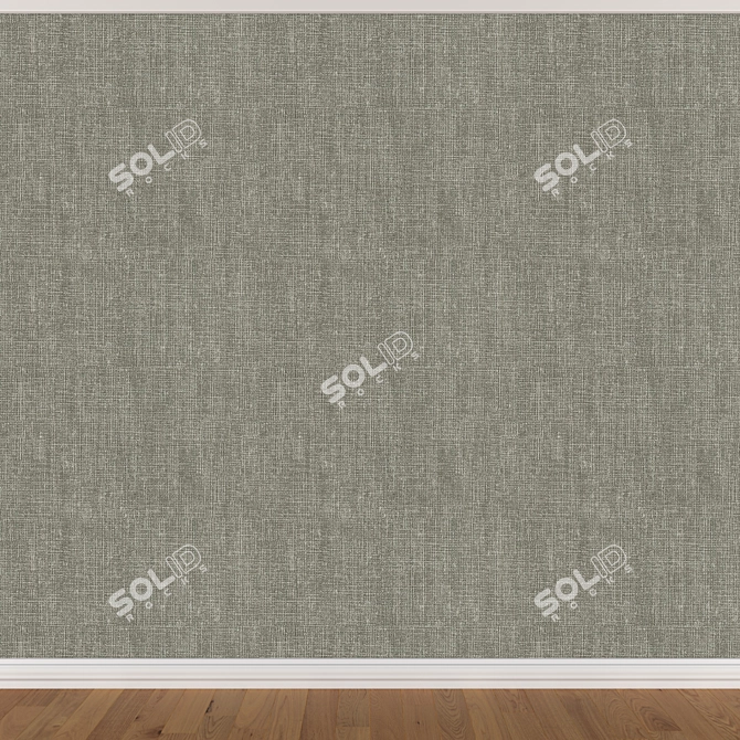 Seamless Wallpaper Set - 3 Color Options 3D model image 2