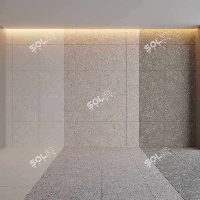 Venetian Terrazzo Collection: Seamless Elegance 3D model image 1